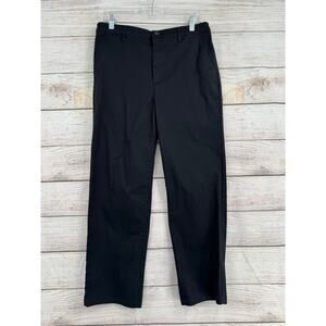Brixton Flat Front Chino Pants Mens 30 Black Stretch Cotton Blend